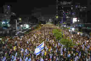 Ny kjempeprotest mot Netanyahu i Israel