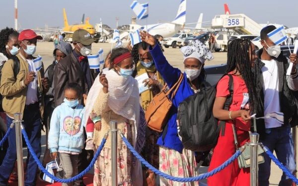 316 etiopiske jøder har landet i Israel