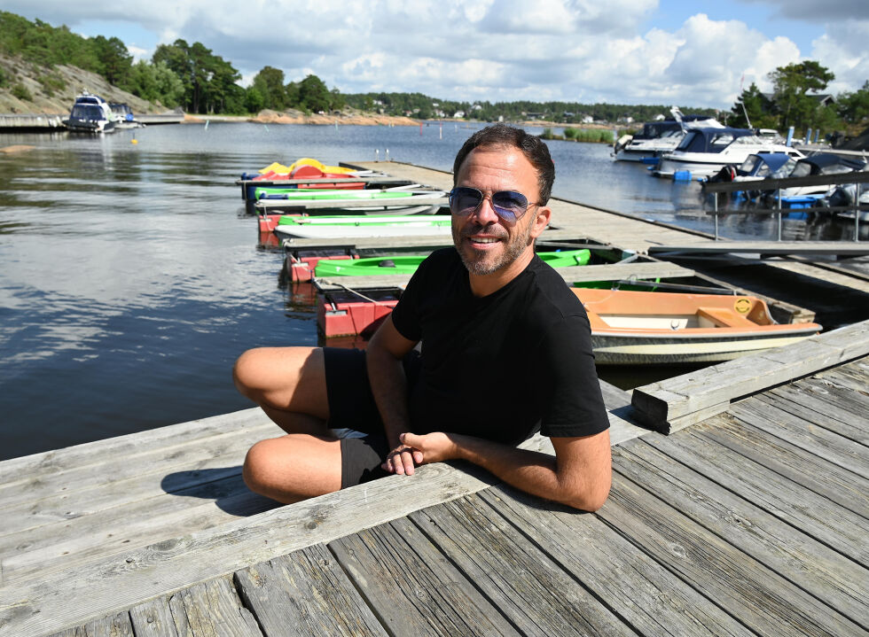 FIKK HJELP: – Å slutte å drikke, er ikke vanskelig for noen, men å ikke begynne igjen, det er det som virkelig er vanskelig, sier Morten Gjerløw Larsen.
 Foto: Boe Johannes Hermansen.