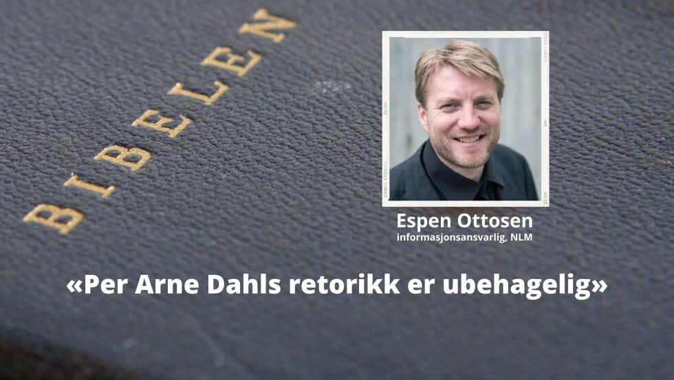 – Blant annet stusser jeg over at Per Arne Dahl viser til «hvordan Jesus møter mennesker i evangeliene», og da trekker frem Jesu kritikk av fariseerne. Det er naturlig å tenke at han dermed setter likhetstegn mellom fariseerne på Jesu tid og konservative kristne. Retorikken er ubehagelig, skriver Espen Ottosen.
 Foto: Håkon Mosvold Larsen / NTB og NLM