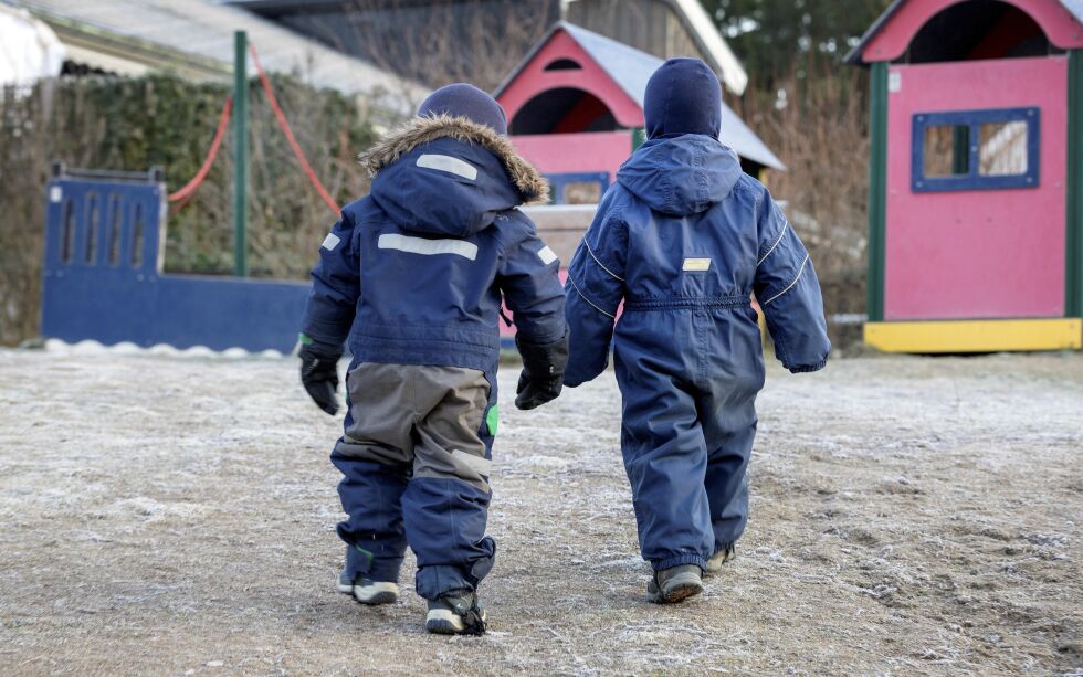 BARNEHAGE: Kristne og andre private barnehager må bruke langt mer penger på regnskap og administrasjon, og mindre på barna, ifølge regjeringens nye lovforslag.
Foto: Gorm Kallestad / NTB / illustrasjonsbilde