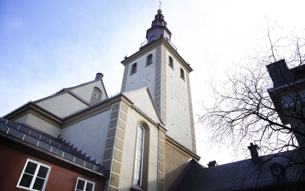 Svenska kyrkan på Hammersborg i Oslo er blant menighetene som nå har saksøkt Norge.
 Foto: Håkon Mosvold Larsen / NTB scanpix
