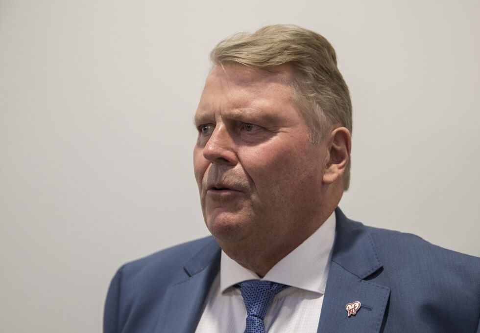 Parlamentarisk nestleder Hans Fredrik Grøvan varsler omkamp om voteringsrekkefølgen under KrFs ekstraordinære landsmøte 2. november. Foto: Vidar Ruud / NTB scanpix