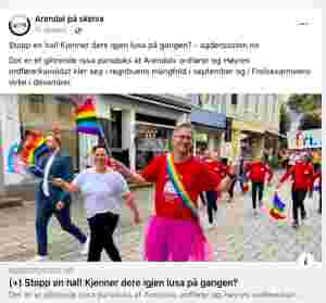 Soga om Arendal på skeiva og kjønnsskifte-klassen