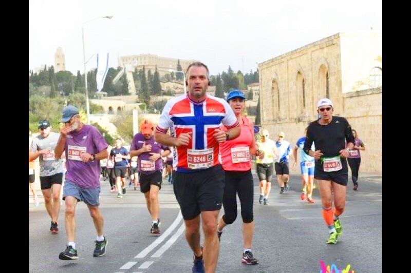 Halvmaraton: Norge IDAGs Bjarte Ystebø deltok i Jerusalem Marathon. Det ble en krevende opplevelse, skriver han.