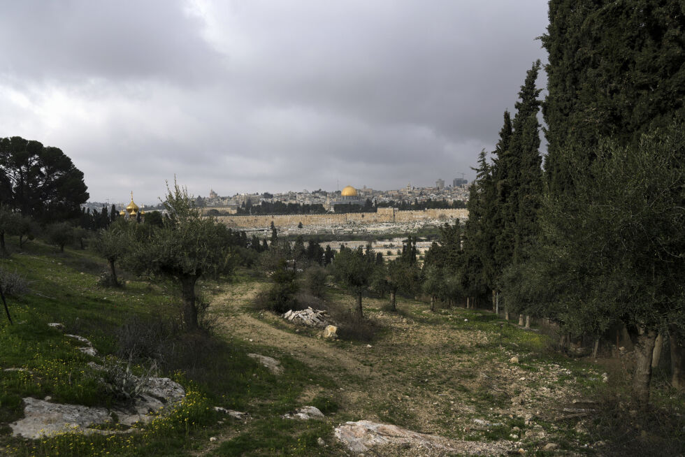 ISRAEL: Utsikt mot Gamlebyen i Jerusalem fra Oljeberget.
 Foto: AP Photo/Mahmoud Illean