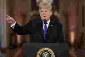 Trump mener Republikanerne gjorde et historisk godt valg