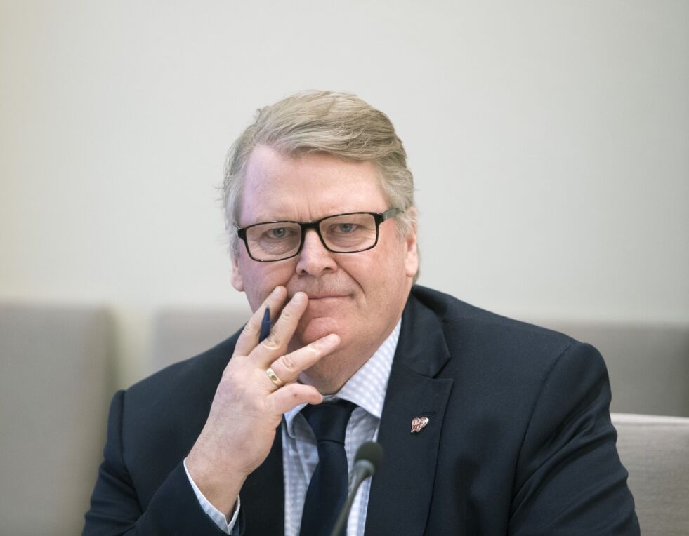 Hans Fredrik Grøvan reagerte på at Trøndelag KrF stemte for forslaget om å unngå handel med varer fra okkuperte områder.
 Foto: Terje Bendiksby / NTB scanpix