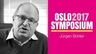 Jurgen Buhlers tale på Oslo Symposium 2017