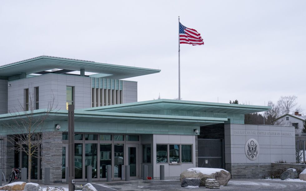 USAs Ambassade ligger på Røa i Oslo.
 Foto: Torstein Bøe / NTB