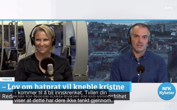 Vil sikre trosfriheten når straffeloven endres
