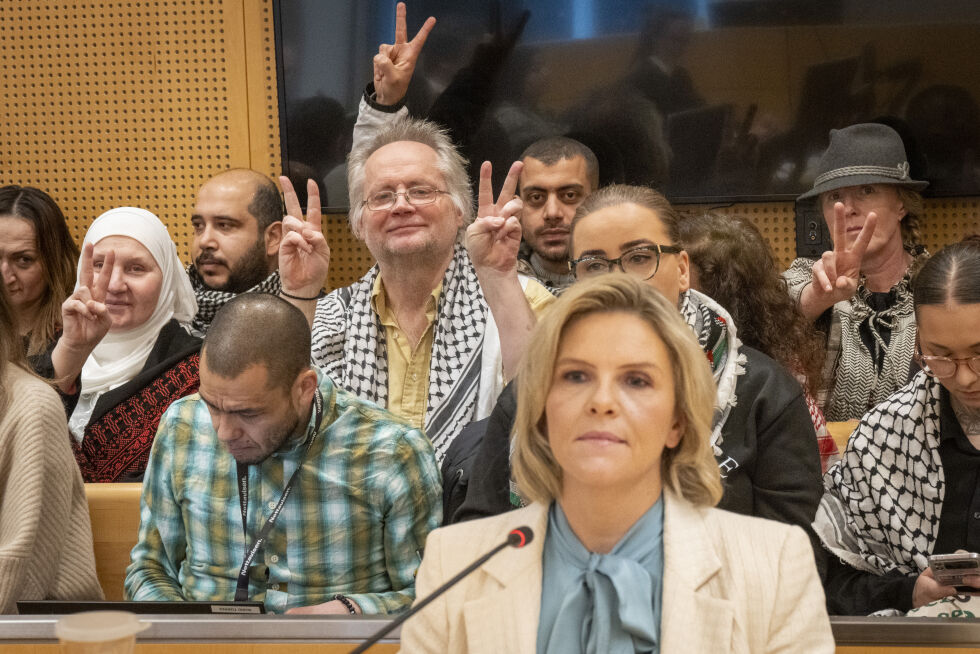 Aktor vil at demonstrantene som fulgte etter Frp-leder Sylvi Listhaug, skal dømmes til 75 dagers fengsel.
 Foto: Heiko Junge / NTB