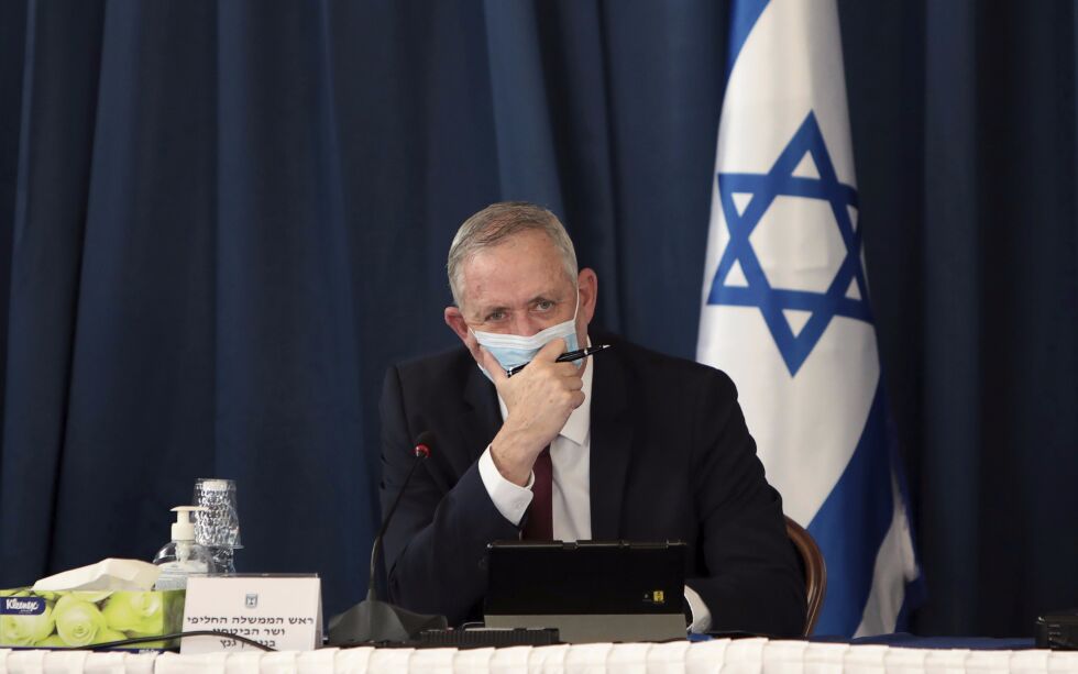 Israels forsvarminister Benny Gantz har godkjent en ordre om å kalle inn 5.000 reservesoldater som følge av angrepene mot landet fra terrorgrupper på Gazastripen. Arkiv.
 Foto: NTB