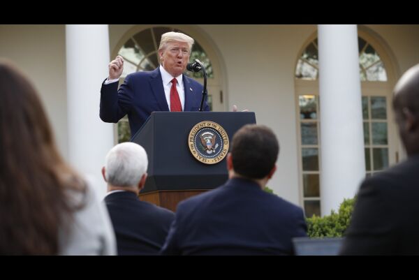 Donald Trump vil holde USA stengt til 30. april