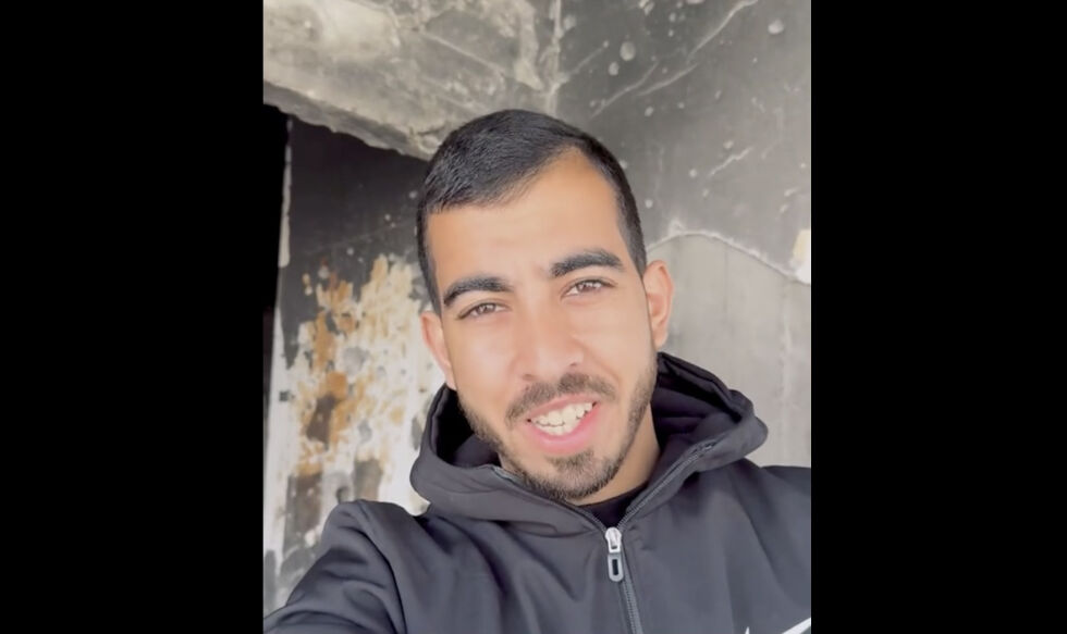 Influenser Saleh Al Jafarawi har samlet inn en sum tilsvarende 107 millioner kroner til et sykehus. Nå viser det seg at pengene kan ha gått rett i lommen på Hamas.
 Foto: TikTok/Saleh Al Jafarawi
