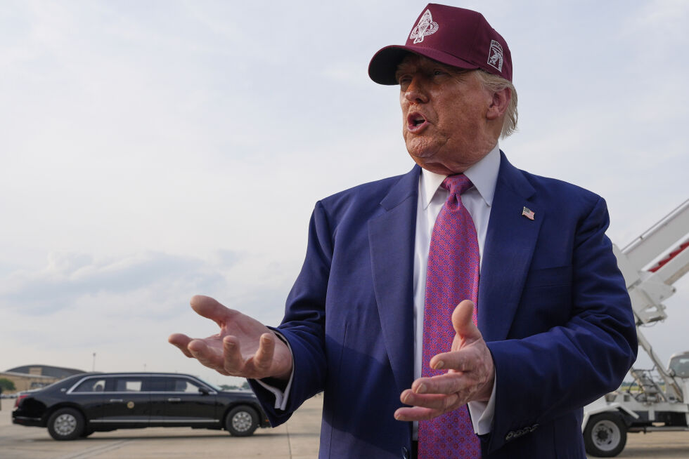 President Donald Trumps administrasjon advarer mot å delta på en konferanse der tostatsløsning er tema.
 Foto: AP Photo/Alex Brandon/NTB