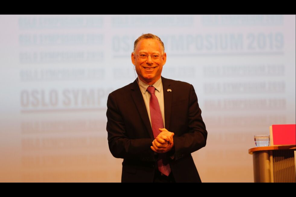 Israels ambassadør Alon Roth var beveget over møtet med engasjerte norske Israel-venner på Oslo Symposium.
 Foto: Tor-Bjørn Nordgaard