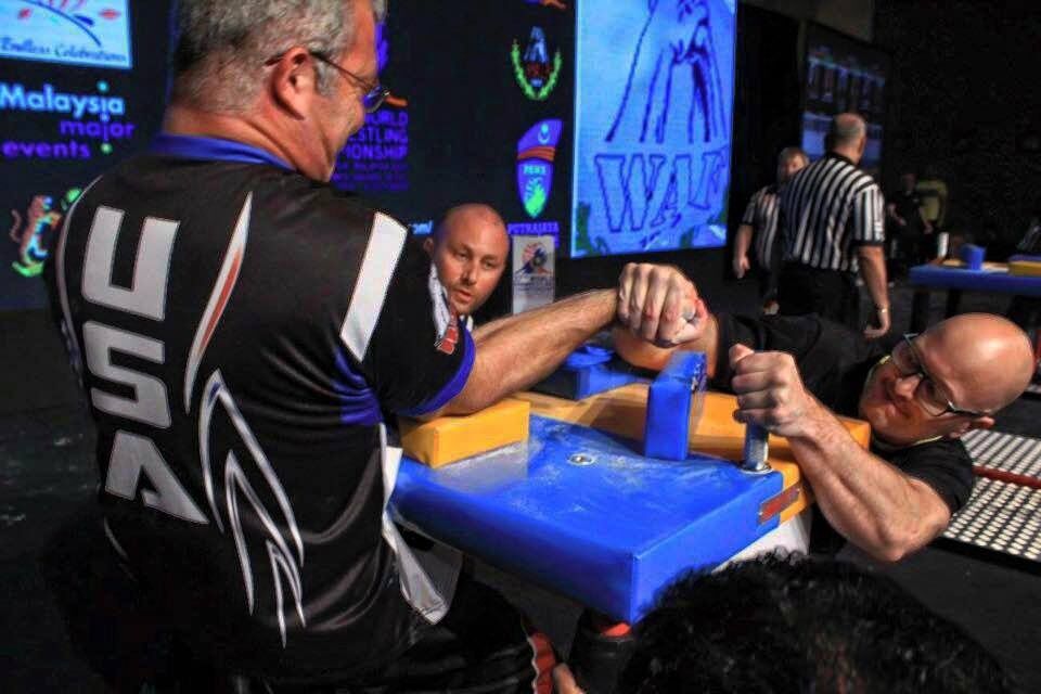 VM Malaysia 2015: Øyvind verdensmester.
 Foto: Word Armwrestling Federation
