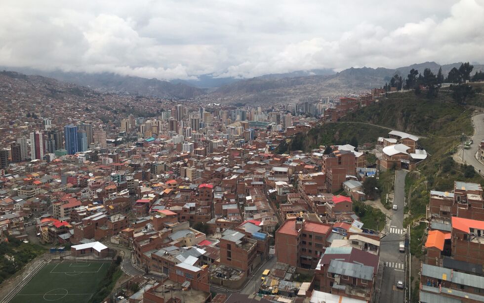 ØKT SPREDNING: I storbyen La Paz, Bolivias hovedstad, sprer nå koronaviruset seg dramatisk. Sammen med en betent politisk situasjon gjør dette det vanskelig å gjennomføre Misjonsalliansens prosjekt i landet.
 Foto: Ingunn Marie Ruud, KPK