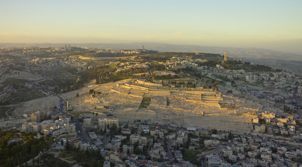 Oljeberget: Jesus sa han skulle komme tilbake på Oljeberget i Jerusalem. Det er mange tegn på at det kan skje snart.
 Foto: Wikipedia Commons