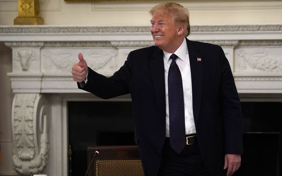 President Donald Trump godkjente budsjettforslaget fra Kongressen. Dermed får offentlige etater i landet finansiering frem til midten av desember.
Foto: NTB Scanpix