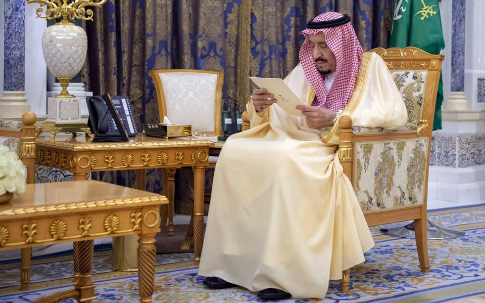Kong Salman bin Abdulaziz krever en opprettelse av en palestinsk stat for å normalisere forholdet til Israel.
 Foto: NTB Scanpix