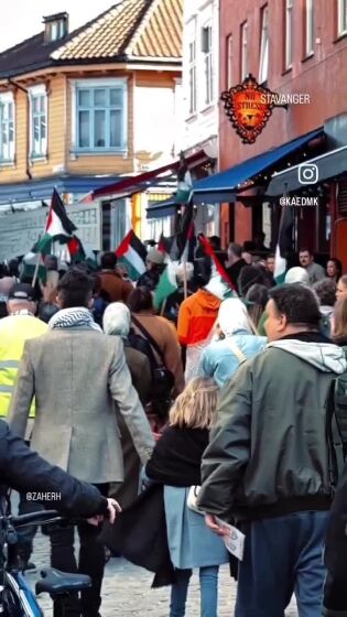 Reiser seg for Hamas-supportere i Stavanger