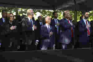 Trump og Harris møttes dagen derpå til 11. september-markering