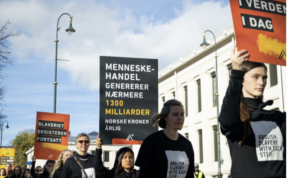 KLARE FOR INNSATS: Lørdag blir det marsj i en rekke norske byer.
 Foto: Walk for Freedom