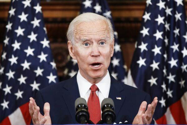 Joe Biden fosser frem