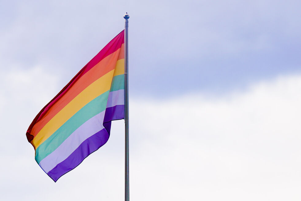 Landsstyret i KrF har innstilt på å gå inn for et forbud mot andre flagg enn norske, samiske og kvenske i offentlige skolegårder. Dermed blir det ikke mulighet for prideflagg.
 Foto: Fredrik Hagen / NTB