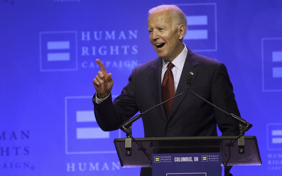 Demokratens presidentkandidat Joe Biden fikk drahjelp i valget fra en rekordstor prosent av muslimer som stemte i valget 3. november i år.
Foto: NTB