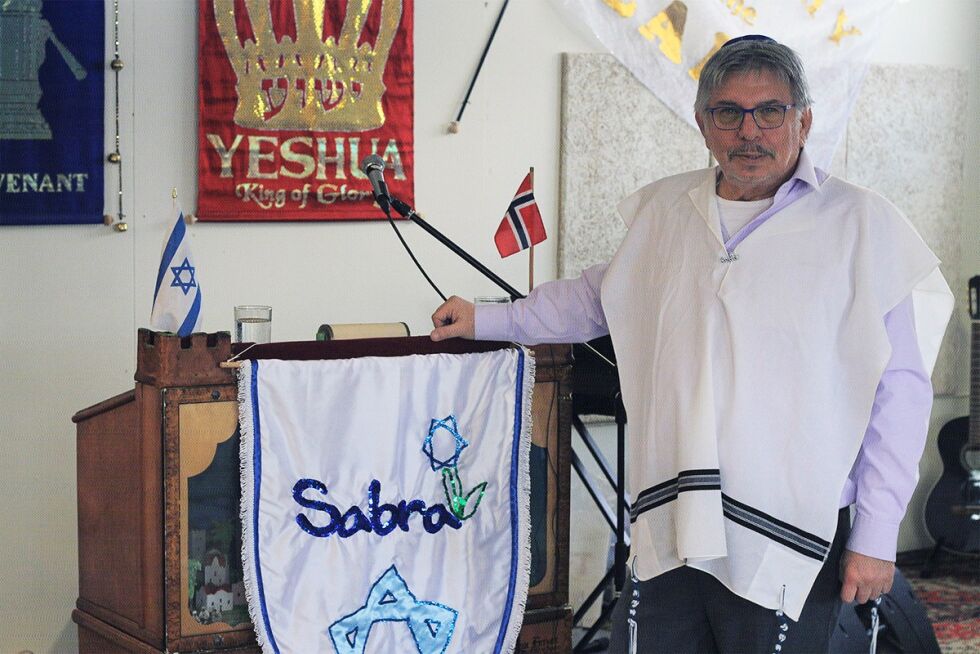 Sabra: Mordechai Ya'kov driver organisasjonen Sabra. Han har møter der han forteller om den hjelpen han gir til jøder som lengter hjem til Israel.
 Foto: Tor Erik Myhre