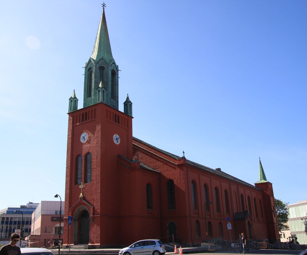 St.Petri kirke skal etter planen huse prinsessen og sjamanen Durek, som skal samtale foran publikum med en billettpris på 595 kroner.
 Foto: Wikimedia Commons