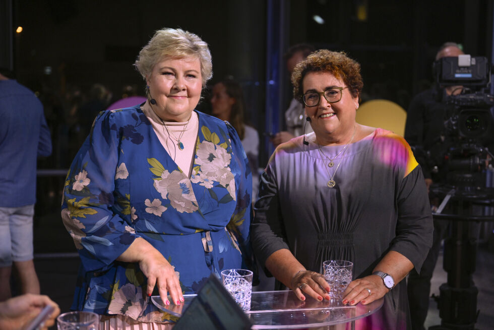 Olaug Bollestad (KrF) og Erna Solberg (H), her under partilederdebat. De to samarbeidet blant annet i regjering, der Bollestad var landbruks- og matminister.
 Foto: Carina Johansen / NTB