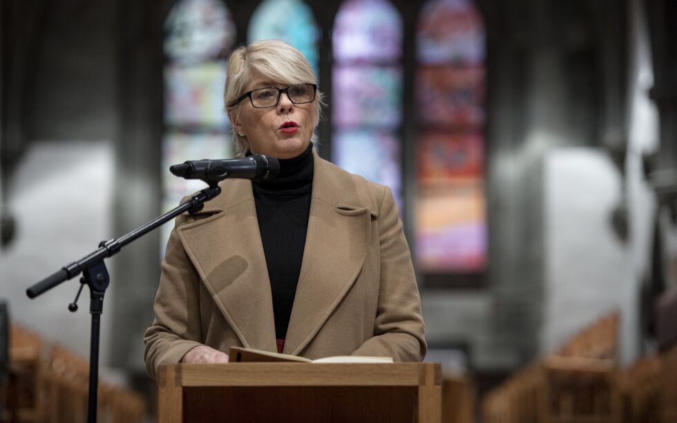 Kirkerådsleder Kristin Gunleiksrud Raaum vil gå en ny runde før de eventuelt sier ja til å støtte Vårt Lands planlagte TV-kanal.
 Foto: NTB