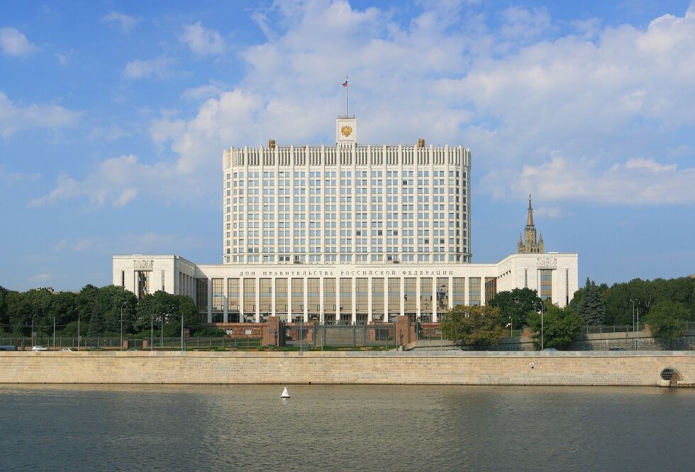 Regjeringsbygningen for Den russiske føderasjon (Russland).
 Foto: Wikimedia Commons