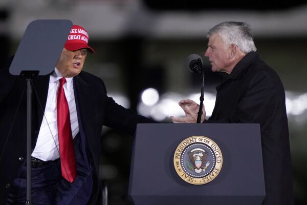 Franklin Graham tror Donald Trump har rett i at valget ble stjålet