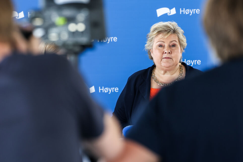 «Proposjonalt»: Vi er usikre på hva Erna Solberg mener å forstå med at Israels forsvar mot terrorisme ikke er «proporsjonalt.» Vi har hørt mange si noe liknende. De prøver å innbille folk at det er noe i folkeretten som krever «proporsjonalitet» i bruk av virkemidler og at antall falne skal være omtrent likt på begge sider. Men slik er det ikke, skriver artikkelforfatteren.
 Foto: NTB