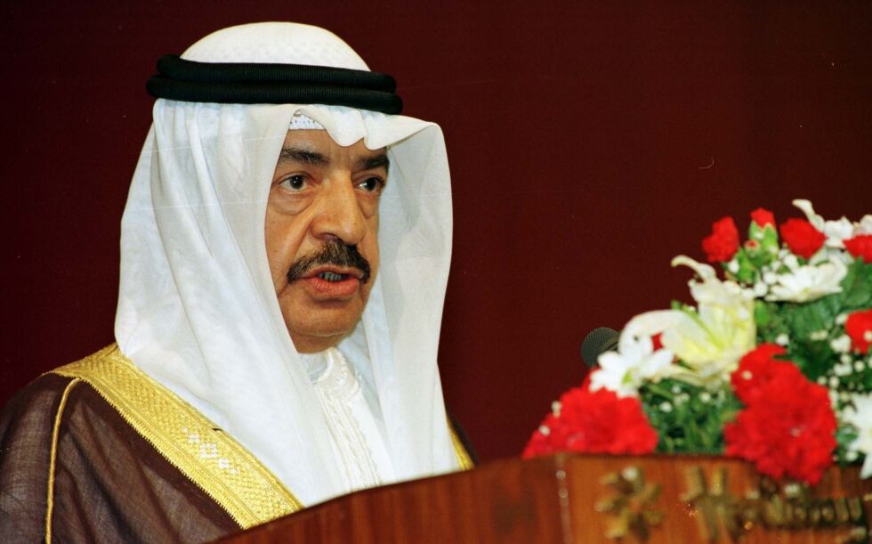 Bahrains nylig avdøde statsminister, Khalifa bin Sulman al-Khalifa.
 Foto: Hasan Jamali / NTB