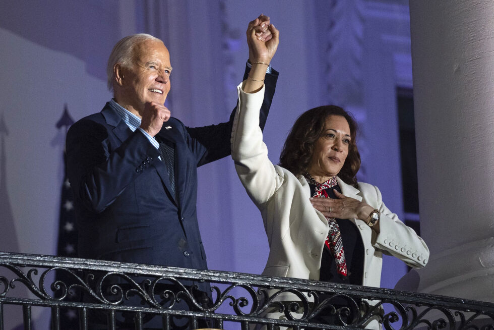 Vil Kamala Harris overta som president, i alle fall frem til 6. januar 2025? Hun må i så fall velge sin visepresident ganske fort, skriver Anita A. Sæle i denne kommentaren.
 Foto: AP Photo/Evan Vucci/NTB