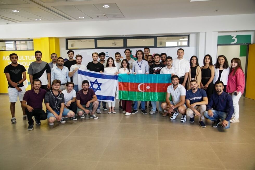 Aserbajdsjanske landbruksstudenter i Israel 7. juni 2023.
 Foto: Kobi Natan/TPS