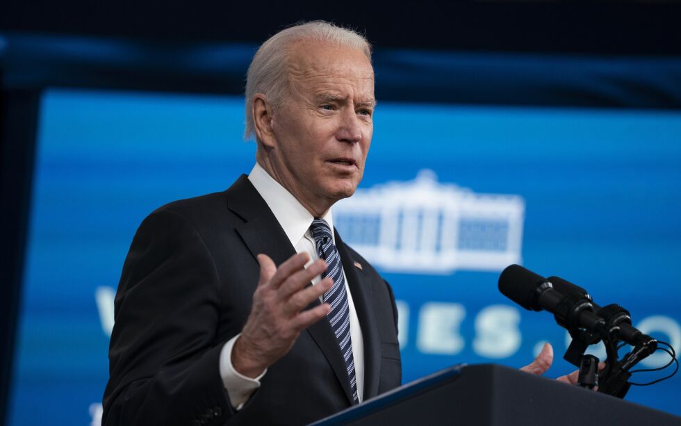 President Joe Biden understreker at Israel har rett til å forsvare seg.
 Foto: Evan Vucci / NTB / AP