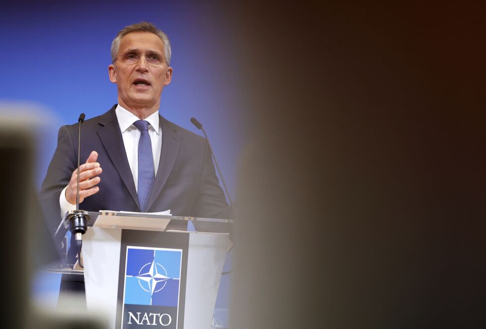 Natos generalsekretær Jens Stoltenberg.
 Foto: Olivier Matthys / AP / NTB