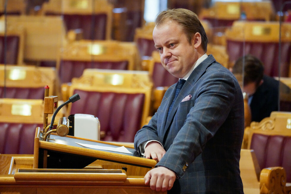 Frp vil stramme inn partiets innvandringspolitikk ytterligere, sier Frps innvandringspolitiske talsperson Erlend Wiborg.
 Foto: Ole Berg-Rusten / NTB