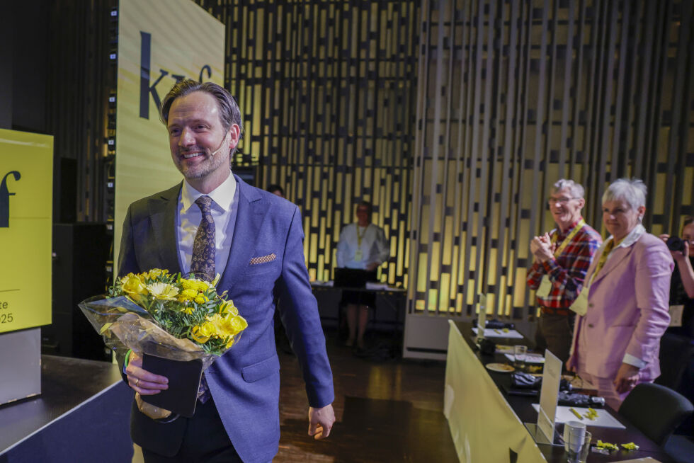 Meningsmålingen er godt nytt for partileder Dag-Inge Ulstein i KrF.
 Foto: NTB