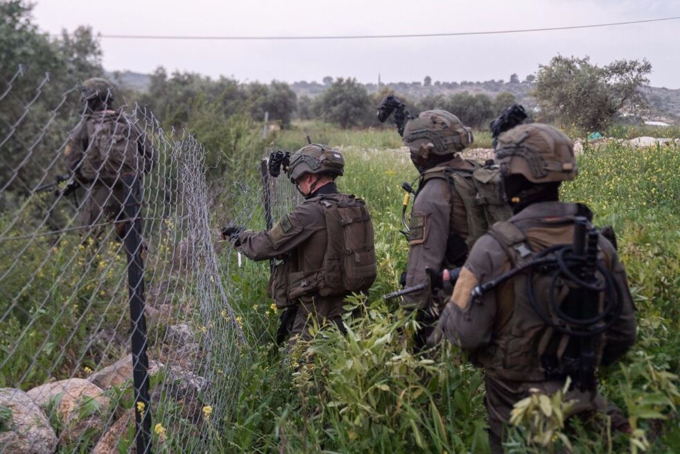 Styrker fra IDF i aksjon i Judea og Samaria. Illustrasjonsbilde.
 Foto: IDF