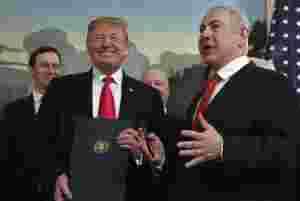Trump anerkjenner at Golan-høydene tilhører Israel