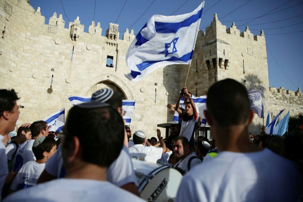 Feiringen av Jerusalem-dagen tidligere i sommer.
 Foto: Esty Dziubov/TPS