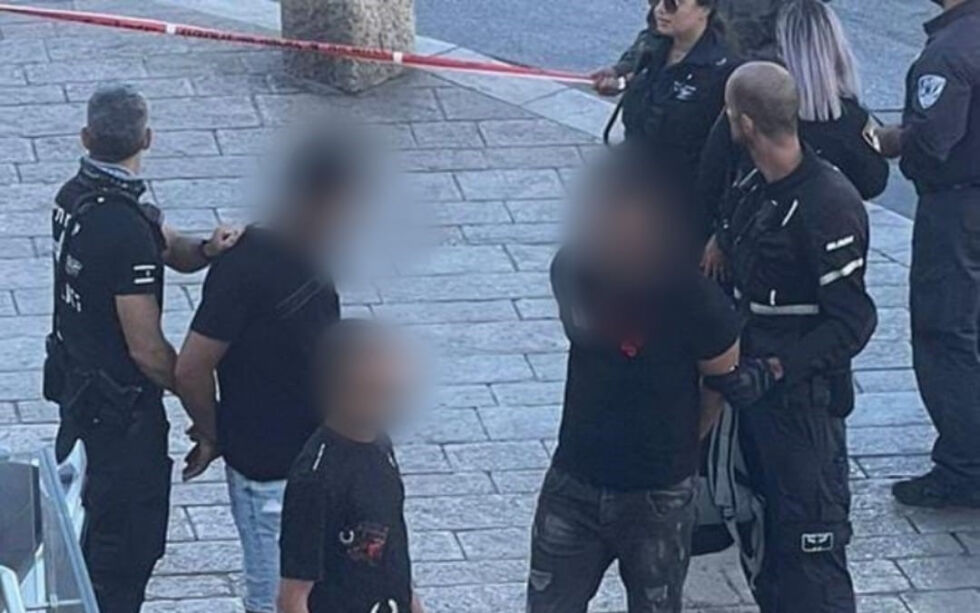Israelsk politi forhindret et potensielt katastrofalt terrorangrep i byen ved å pågripe en tungt bevæpnet araber.
 Foto: Tel Aviv Police / TPS